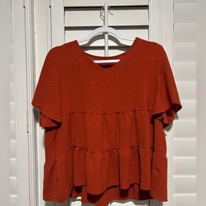 Burnt orange top